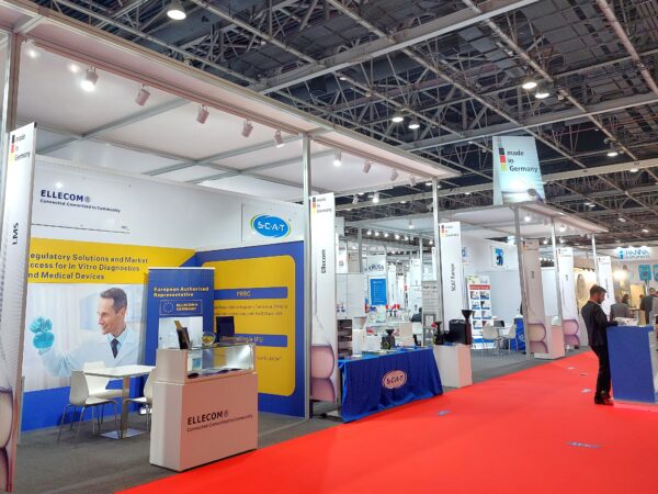 Our booth in the German Pavilion at ArabLab